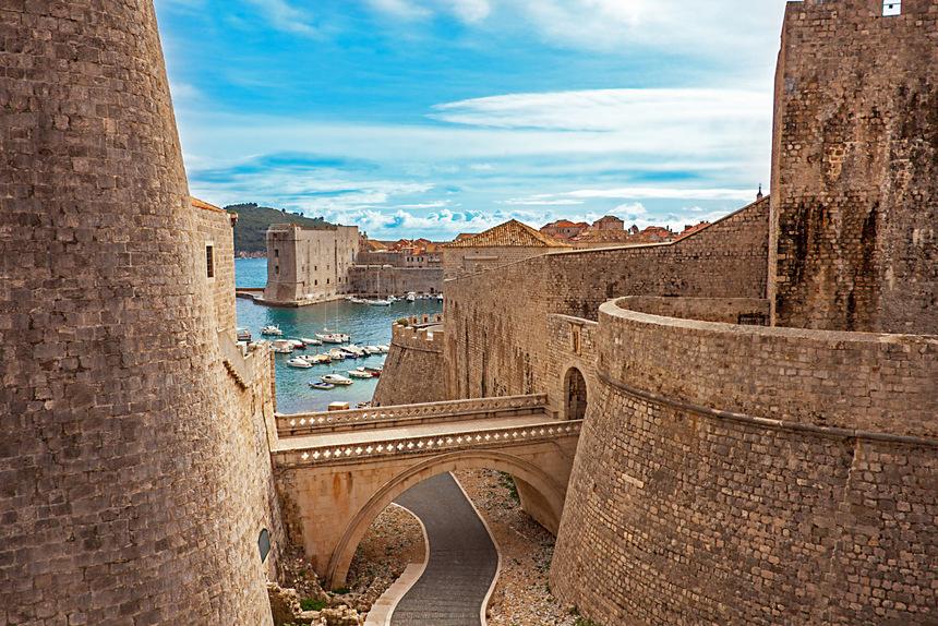 Las murallas de Dubrovnik, Croacia