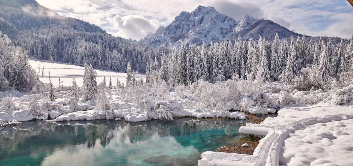 Los Alpes eslovenos en invierno