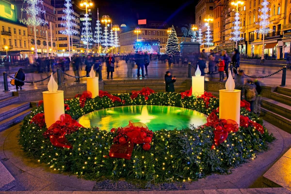 El mercado de Navidad en Zagreb