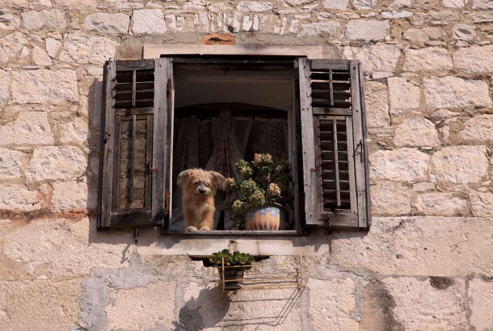 Casas de piedra en Croacia